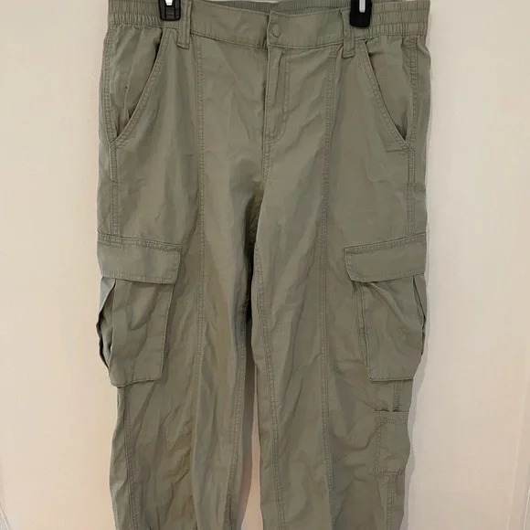H M Green Cargo pants